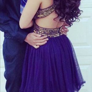 Purple Homecoming Dress